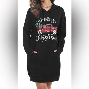 Women Hoodies Dress Hooded Sweatshirts